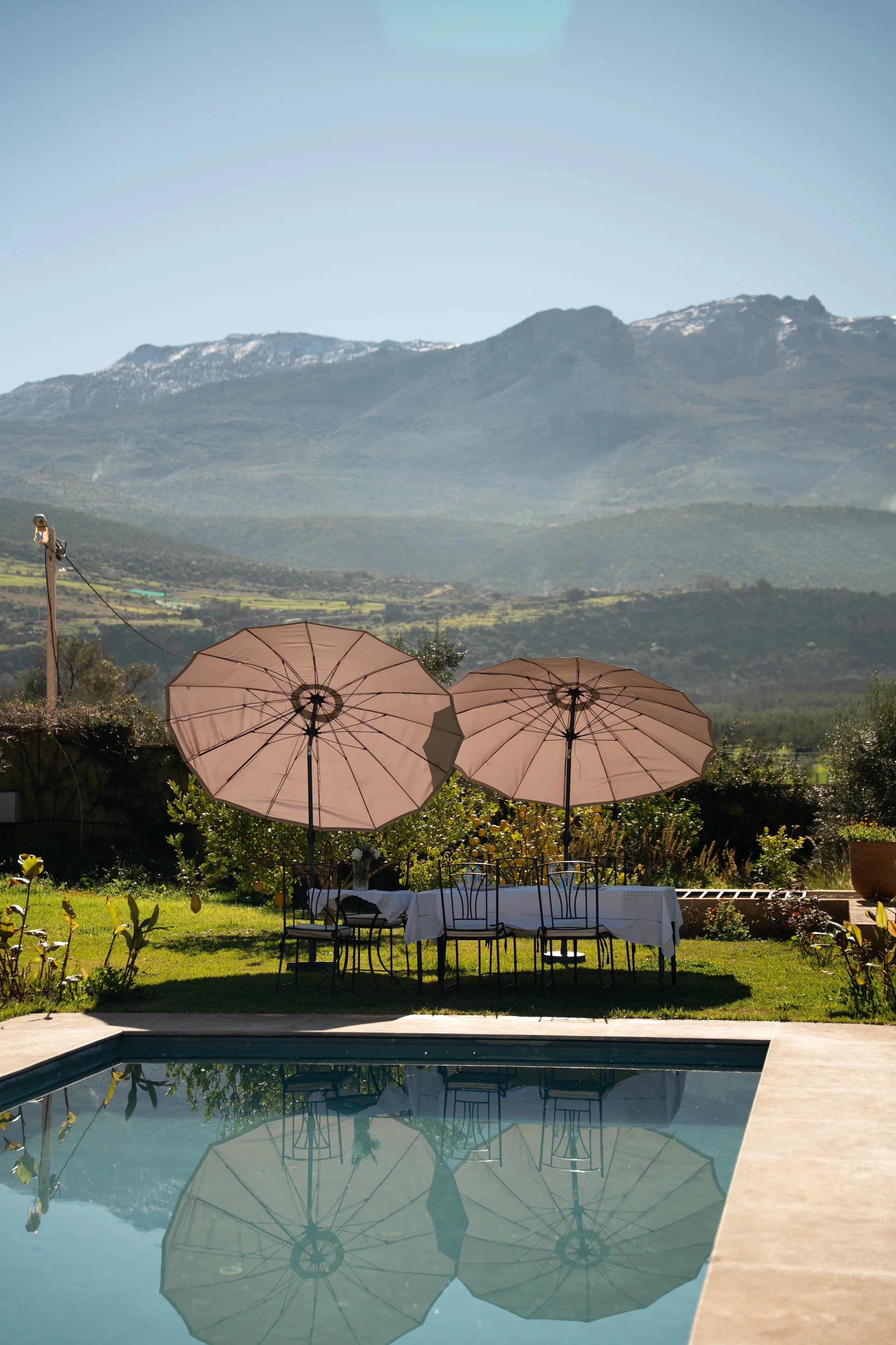villa a pool