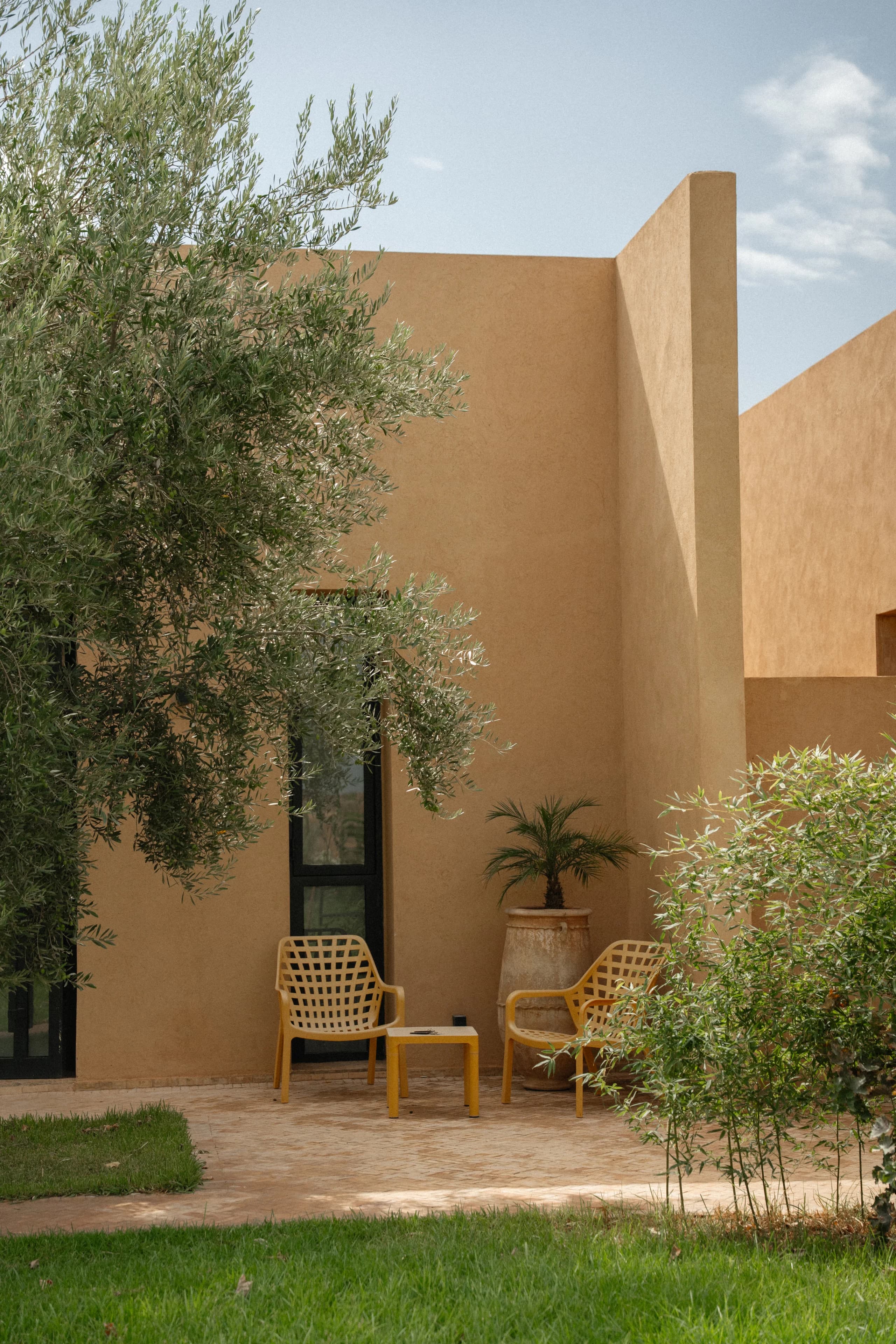 Private swimming pool at Villa A hotel in Beni Mellal, Morocco — best hotel with pool near Atlas Mountains